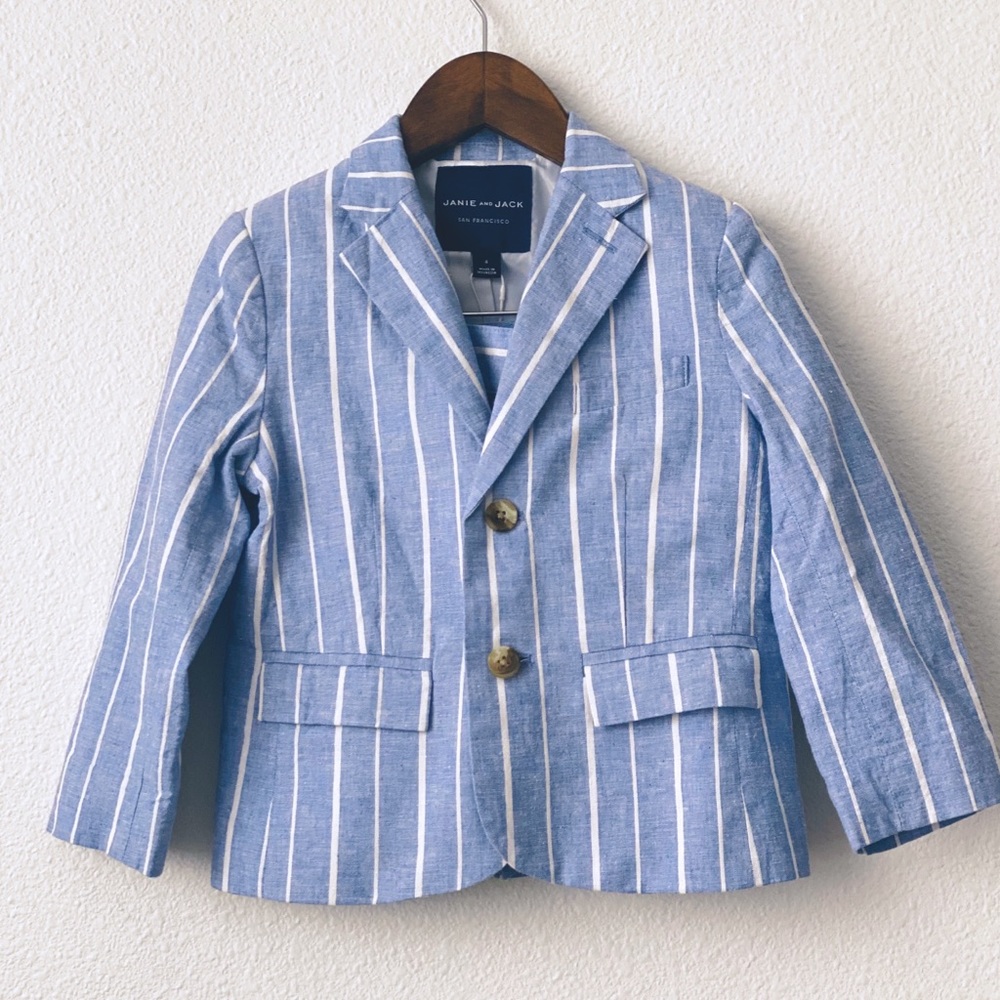 🆕 Janie & Jack Blazer and Short Set, 4t